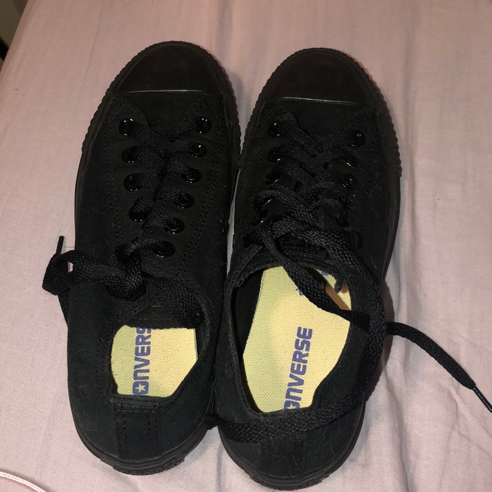 All black Converse